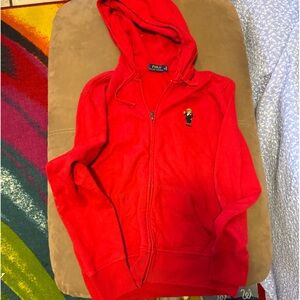 Polo Ralph Lauren bear zip hoodie
